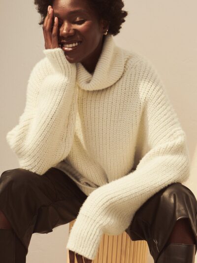 Rust Embellished Satin Stripe Top